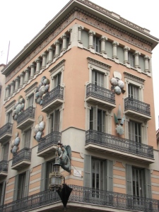 Maison des parapluies, La Rambla, Barcelone