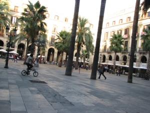Plaza Real, Barcelone, La Rambla